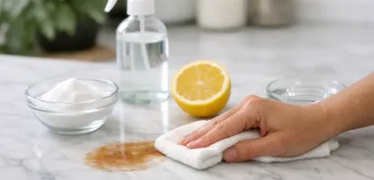 How to Remove Marble Stains Without Damage