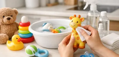 How to Disinfect Baby Toys Safely at Home