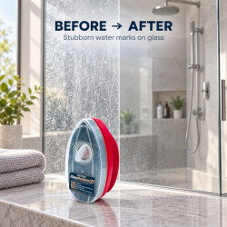 ClearWhite GlassRestore Pro Penghilang Kesan Air Cermin Bilik Air Shower Glass Watermark and Water Spot Remover ClearWhite GlassRestore Pro Penghilang Kesan Air Cermin Bilik Air Shower Glass Watermark and Water Spot Remover