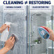 ClearWhite GlassRestore Pro Penghilang Kesan Air Cermin Bilik Air Shower Glass Watermark and Water Spot Remover ClearWhite GlassRestore Pro Penghilang Kesan Air Cermin Bilik Air Shower Glass Watermark and Water Spot Remover