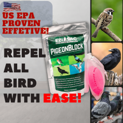 EziSac Anti Pigeon Crow Bird Repellent Halau Burung Gagak Anti Merpati Berak Outdoor Effective Natural Long Lasting
