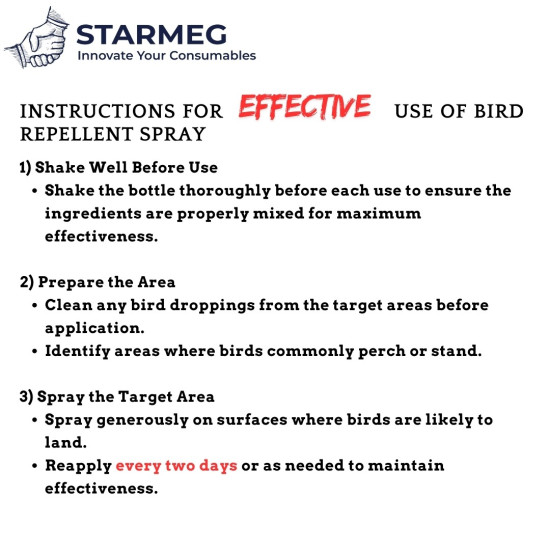 PestOff Bird Repellent Spray Natural Effective for Repel All Birds Bird free Halau Burung Pigeon Repellent Halau Merpati Oil Based
