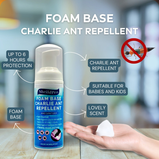 PestOff Mighty Bugs Spray Kill Charlie Ant Bunuh Semut Charlie on Contact Fast-Acting Formula Hapus Sarang Semut