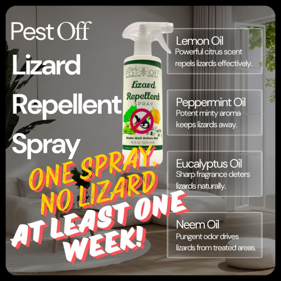 PestOff Lizard Repellent Natural Effective Fast Acting Formula Halau Cicak Telur Cicak Tahi Cicak Lizard Eggs Berkesan