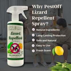 PestOff Lizard Repellent Natural Effective Fast Acting Formula Halau Cicak Telur Cicak Tahi Cicak Lizard Eggs Berkesan