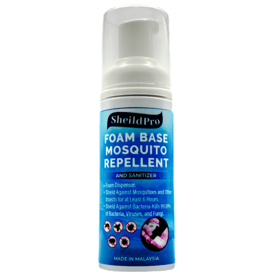 ShieldPro Foam Effective Mosquito Repellent for Adults Kids Baby Penghalau Nyamuk Berkesan Dewasa Kanak Kanak Bayi