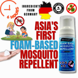 ShieldPro Foam Effective Mosquito Repellent for Adults Kids Baby Penghalau Nyamuk Berkesan Dewasa Kanak Kanak Bayi
