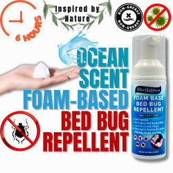 ShieldPro Foam Bed Bug Repellent - Fast-Acting & Gentle Protection, Repel Bed Bugs from Skin, Mosquito Protection