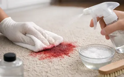 How to Remove Carpet Stains Without Damaging Fibers