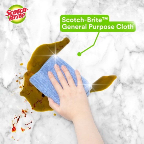 3M Scotch Brite General Purpose Microfiber Cloth Super Absorbent Multipurpose Scratch Free 5 Pcs Pack 3M Scotch Brite General Purpose Microfiber Cloth Super Absorbent Multipurpose Scratch Free 5 Pcs Pack