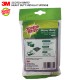 3M Scotch Brite Metallic Sponge Kitchen Scrubber for Wok Pot Pan Glass Top Stove Grey 1 pcs pack