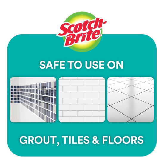 3M Scotch-Brite Handy Scrubber 552, White, 1 Piece/ Pack